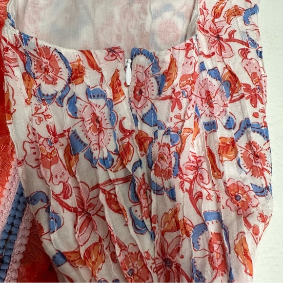 Vineyard Vines Floral Sleeveless Red Dress size XL - Picture 6 of 7